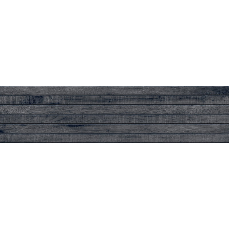 Mexen Western Wood Nero gres glazurat rektificat. G1, placă de perete imitatie lemn 120 x 30 cm, mată - TL702-120-030-58
