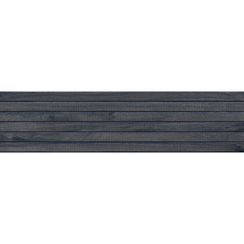 Mexen Western Wood Nero gres glazurat rektificat. G1, placă de perete imitatie lemn 120 x 30 cm, mată - TL702-120-030-58