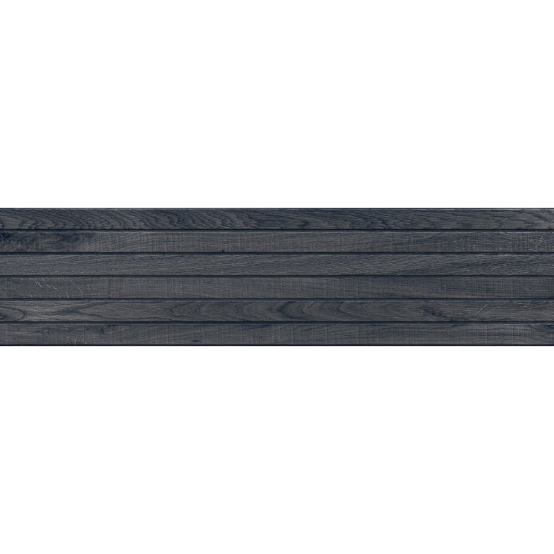 Mexen Western Wood Nero gres glazurat rektificat. G1, placă de perete imitatie lemn 120 x 30 cm, mată - TL702-120-030-58