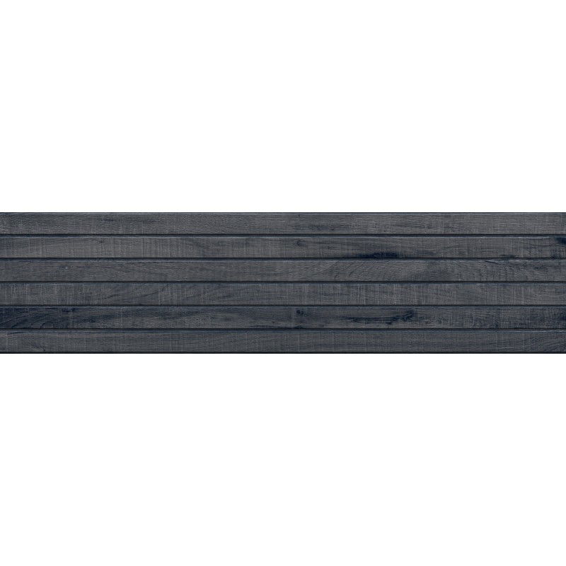 Mexen Western Wood Nero mázas gres rek. G1, fa hatású fali csempe 120 x 30 cm, matt - TL702-120-030-58