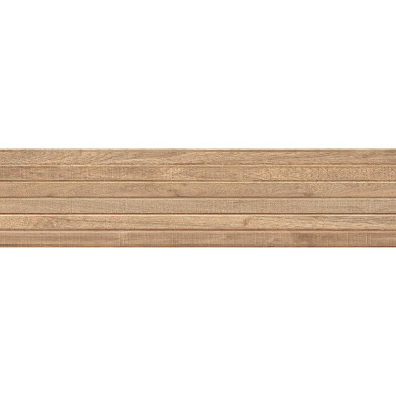 Mexen Mulberry Wood Gres glazurat Honey rekt. G1, placaj de perete imitatie lemn 120 x 30 cm, mat - TL703-120-030-51