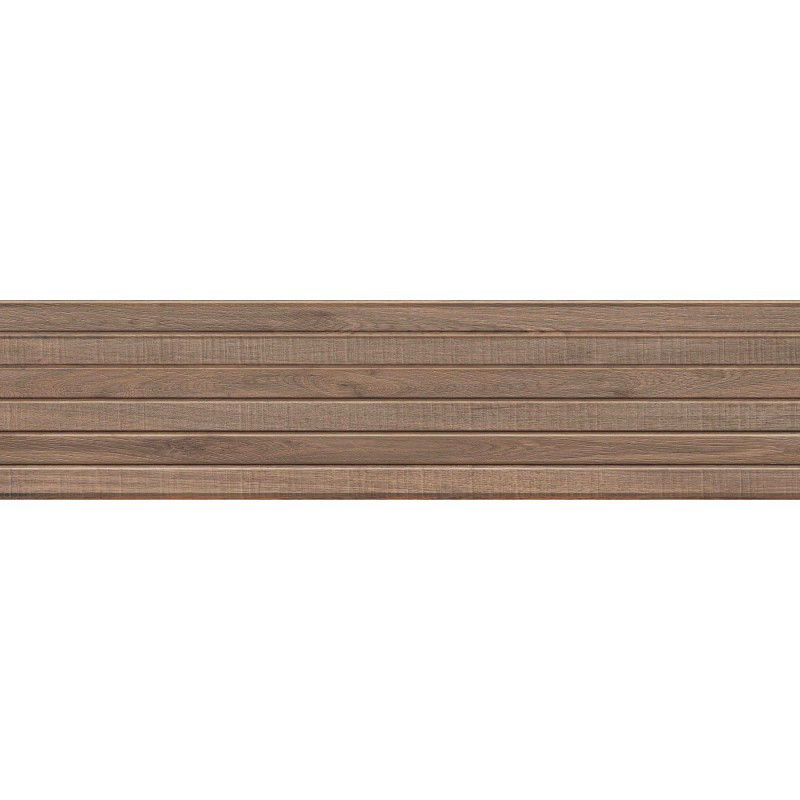Mexen Mulberry Wood Gres maro glazurat rectificat G1, placă de podea-cărămizi 120 x 30 cm, mat - TL703-120-030-50