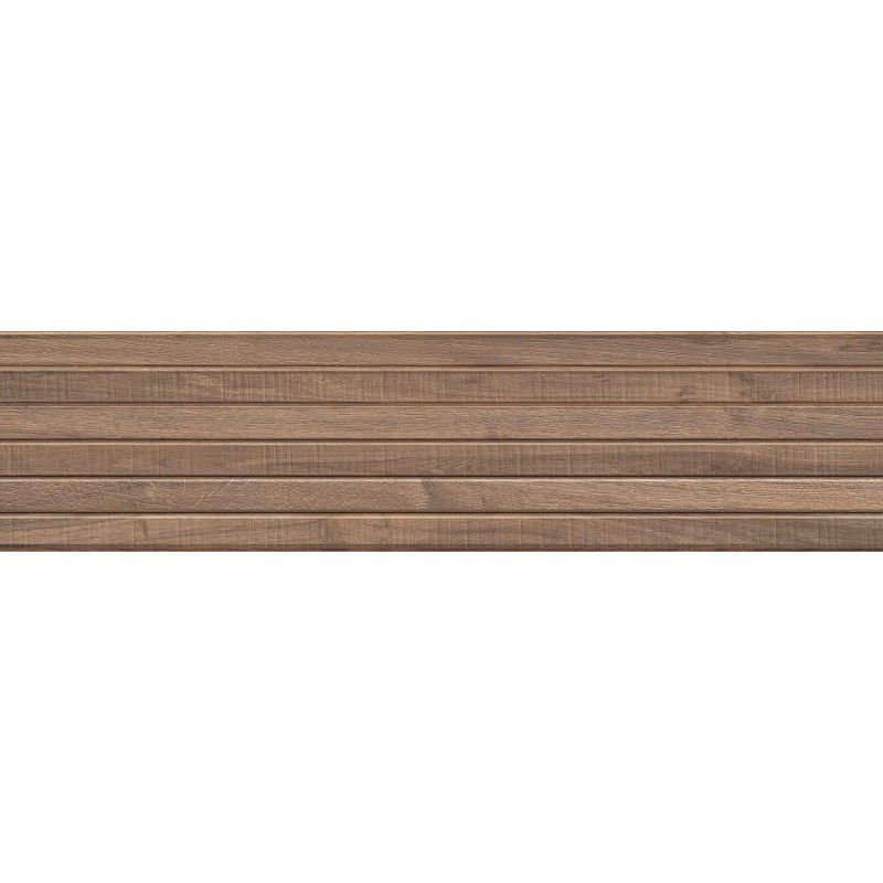 Mexen Mulberry Wood Gres maro glazurat rectificat G1, placă de podea-cărămizi 120 x 30 cm, mat - TL703-120-030-50