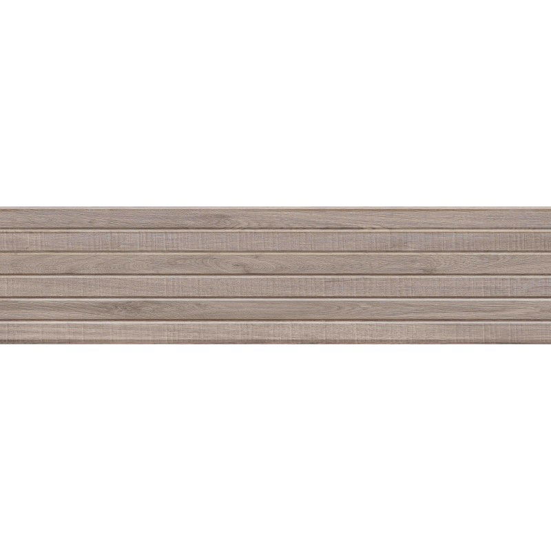 Mexen Mulberry Wood Tortora gres smălțuit rectificat G1, placă de faianță asemănătoare lemnului 120 x 30 cm, mată