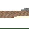 Mexen Native Gres maro glăzurat rectificat G1, placă cu aspect lemnos pentru pardosea și perete 120 x 30 cm, carving