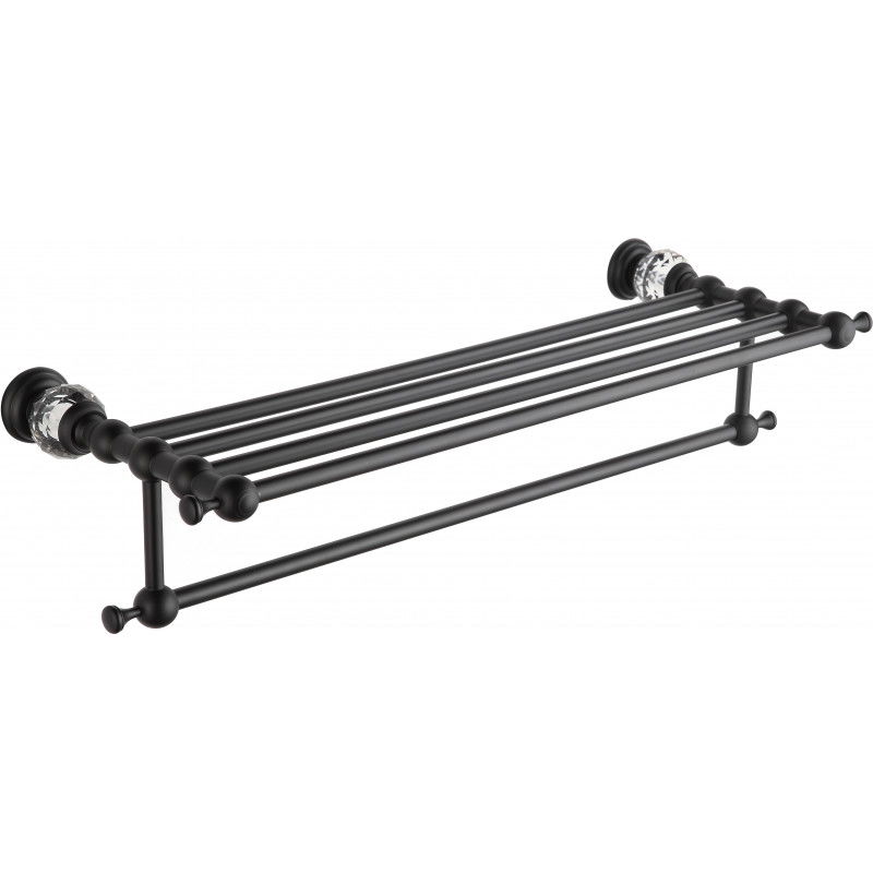 Mexen Estela törölközőtartó polc, fekete - 7011520-70