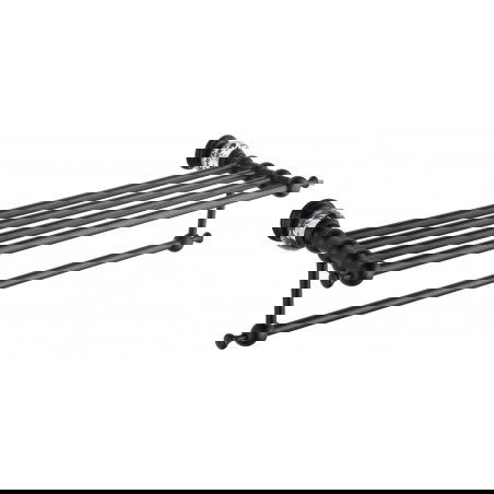 Mexen Estela törölközőtartó polc, fekete - 7011520-70