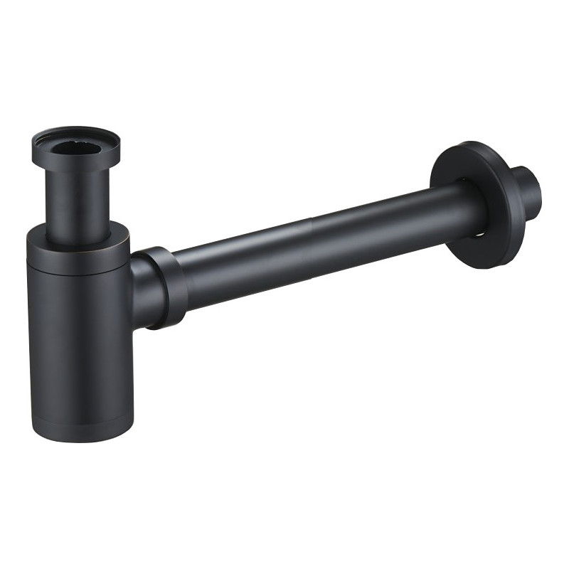 Mexen semisifon pentru chiuvetă rotund, negru antichizat - 79950-79