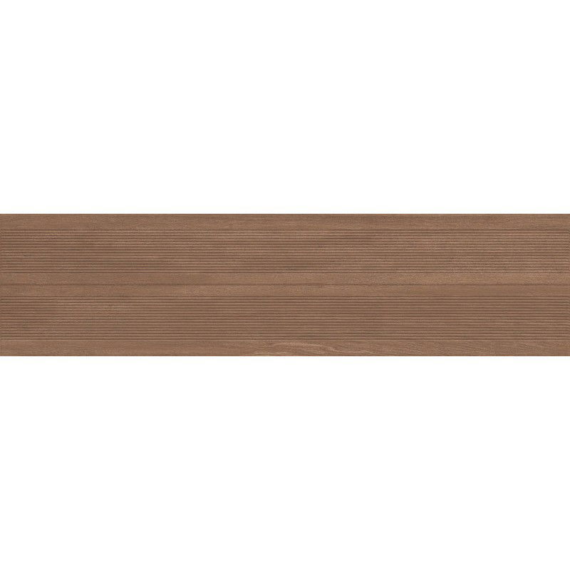 Mexen Prestige Wood Barna mázas rektifikált gres G1, fa hatású padló- és falburkoló lap 120 x 30 cm, matt