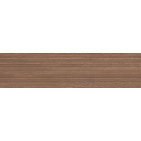 Mexen Prestige Wood Barna mázas, fa hatású, 120 x 30 cm-es, matt fali csempe, rektifikált, G1 - TL706-120-030-50