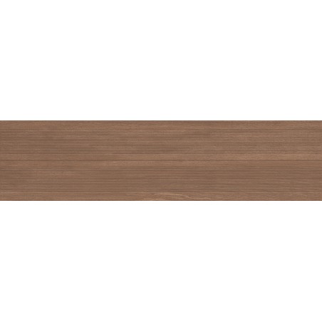 Mexen Prestige Wood Gres maro lucios rectificat G1, placă de perete imitatie lemn 120 x 30 cm, mat - TL706-120-030-50