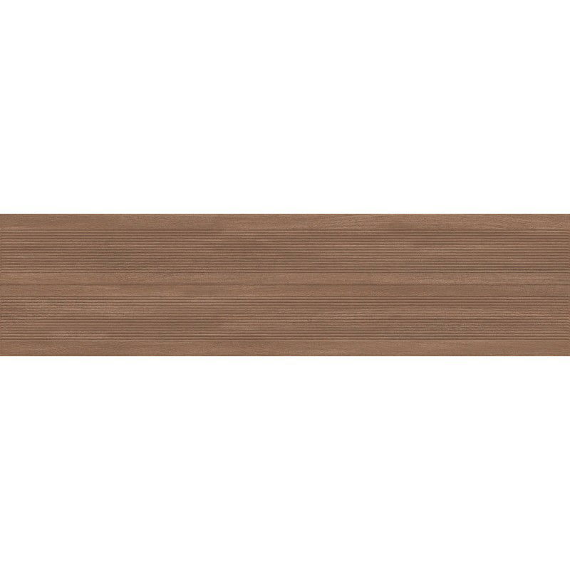 Mexen Prestige Wood Barna mázas rektifikált gres G1, fa hatású padló- és falburkoló lap 120 x 30 cm, matt