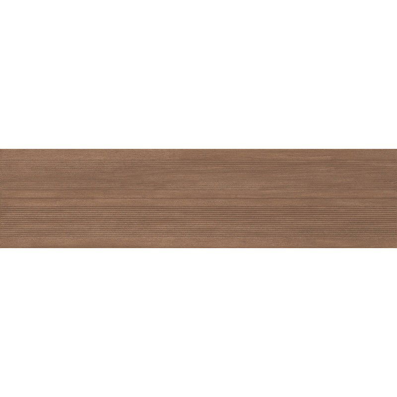 Mexen Prestige Wood Barna mázas rektifikált gres G1, fa hatású padló- és falburkoló lap 120 x 30 cm, matt