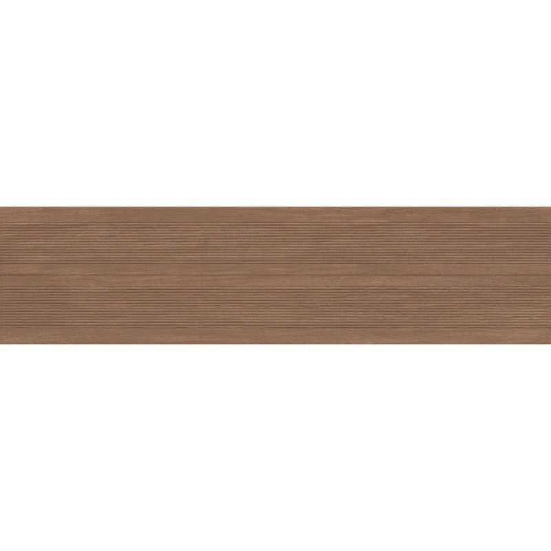 Mexen Prestige Wood Barna mázas rektifikált gres G1, fa hatású padló- és falburkoló lap 120 x 30 cm, matt