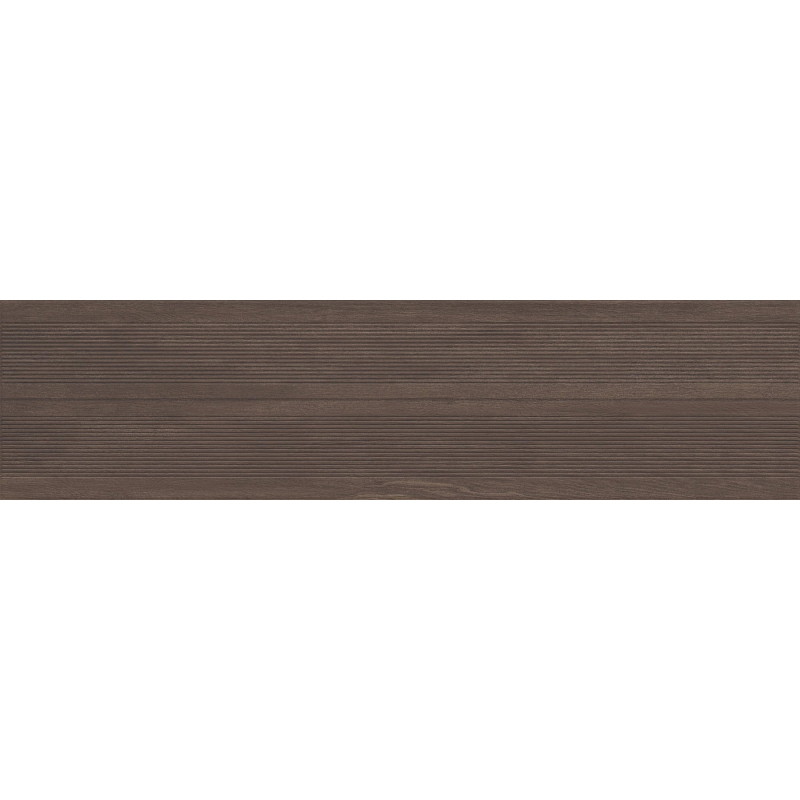 Mexen Prestige Wood Coffee mázas gres rekt. G1, fali fahatású csempe 120 x 30 cm, matt - TL706-120-030-51