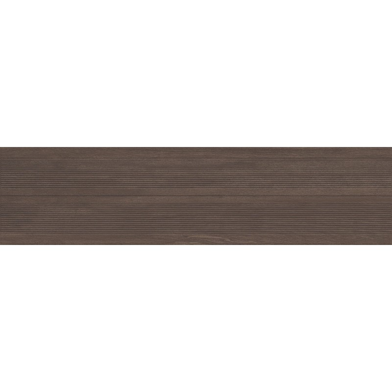 Mexen Prestige Wood Gres glazurat rectificat coffee G1, placă de faianță aspect lemn 120 x 30 cm, mat - TL706-120-030-51