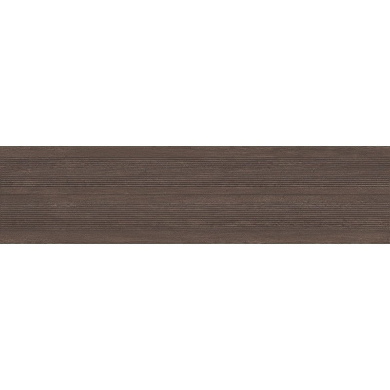 Mexen Prestige Wood Gres glazurat rectificat coffee G1, placă de faianță aspect lemn 120 x 30 cm, mat - TL706-120-030-51