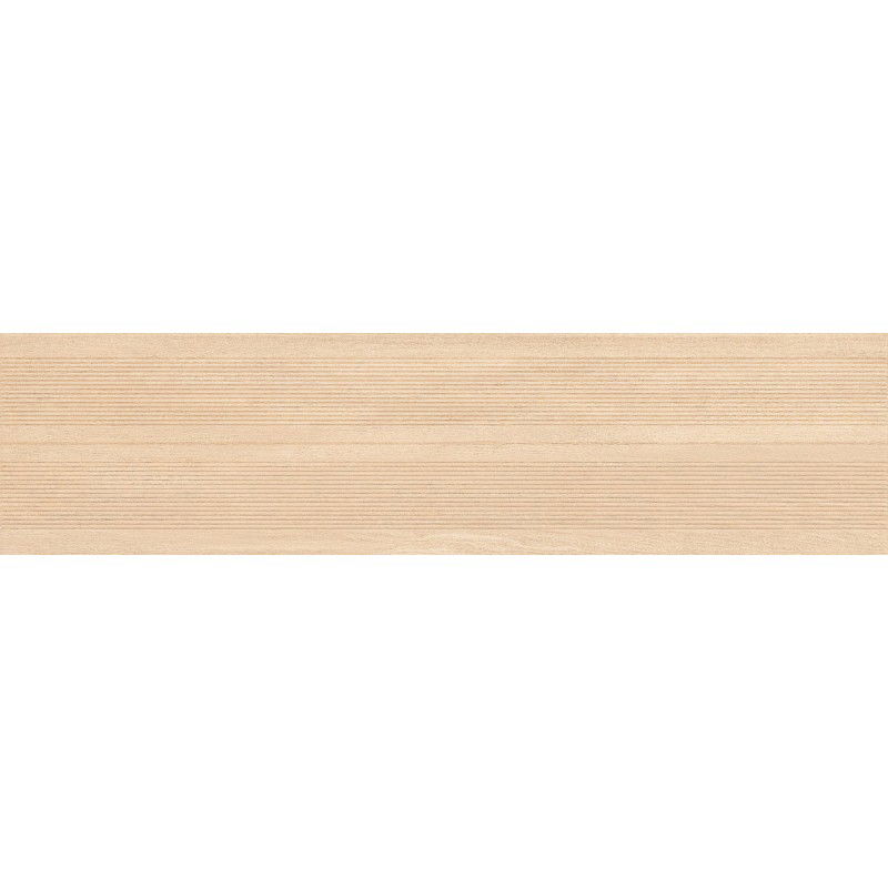 Mexen Prestige Wood Cremă gresie glazurată rekt. G1, placă imitatie lemn pentru podele și pereți 120 x 30 cm, mat