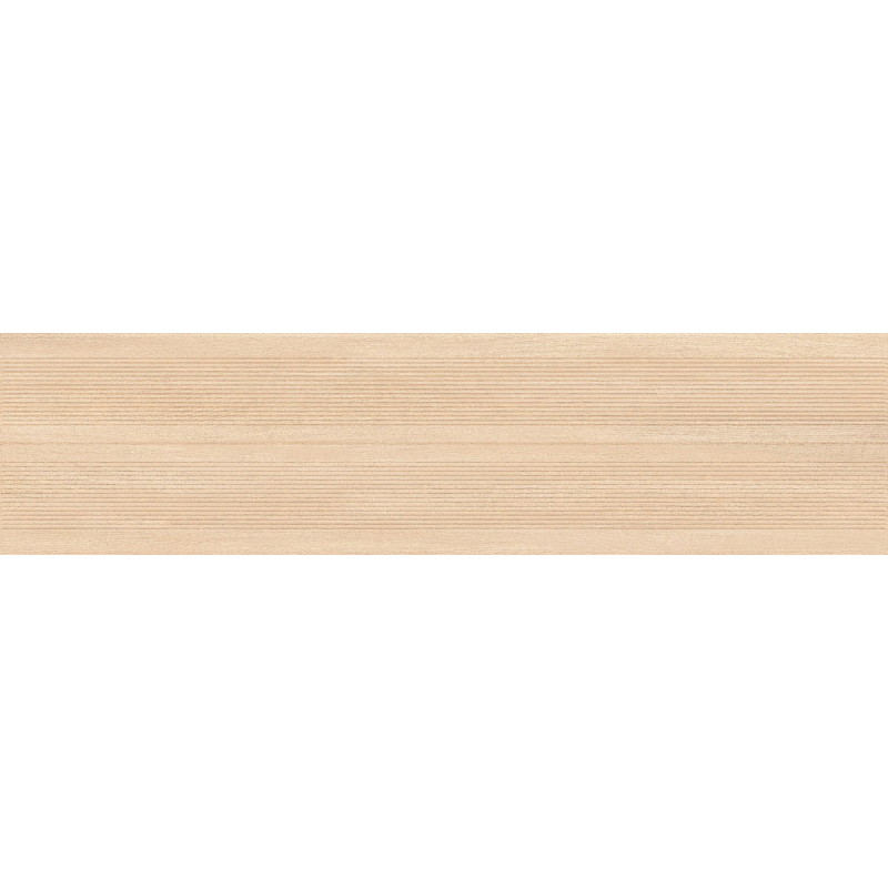 Mexen Prestige Wood Cremă gres porțelan rectificat G1, placă de perete imitatie lemn 120 x 30 cm, mat - TL706-120-030-52