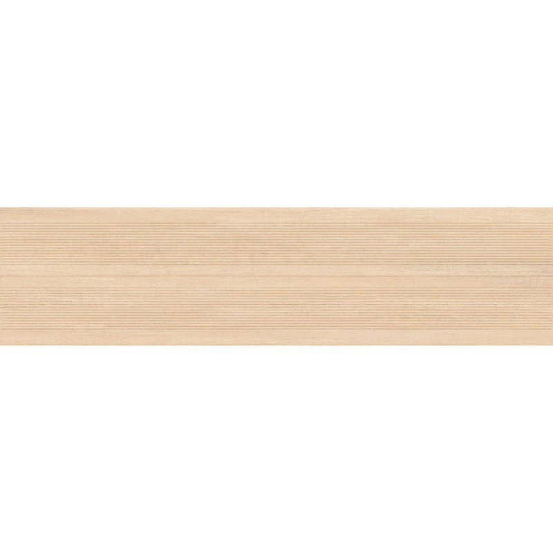 Mexen Prestige Wood Cremă gresie glazurată rekt. G1, placă imitatie lemn pentru podele și pereți 120 x 30 cm, mat