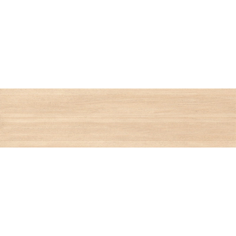 Mexen Prestige Wood Cremă gres porțelan rectificat G1, placă de perete imitatie lemn 120 x 30 cm, mat - TL706-120-030-52
