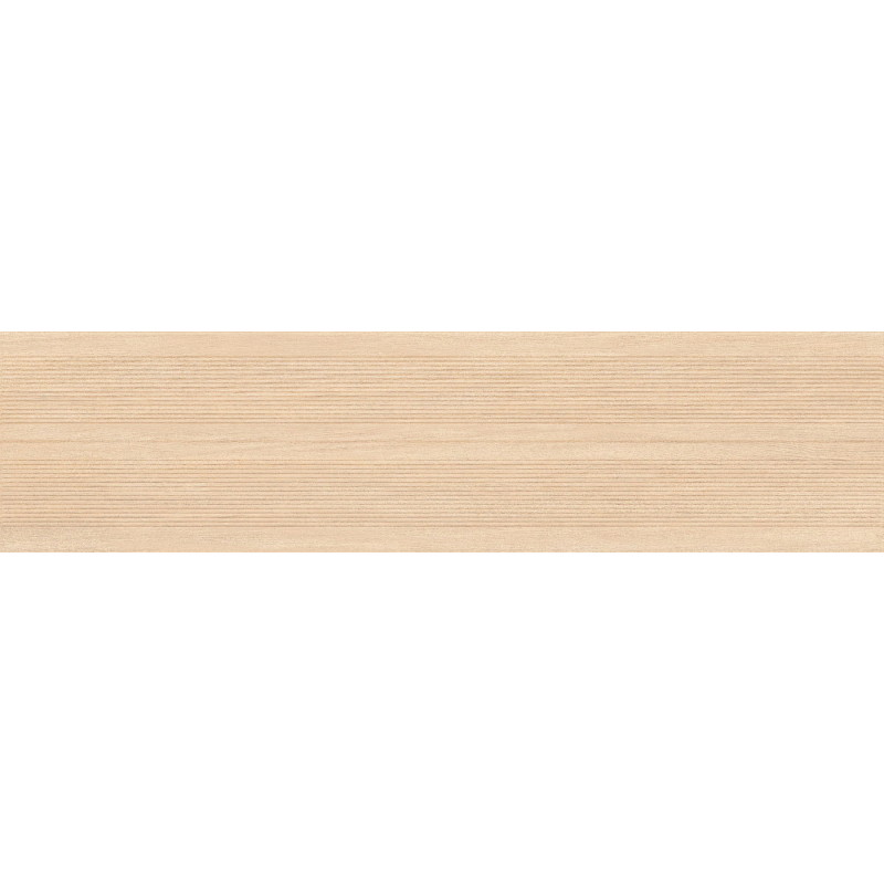 Mexen Prestige Wood Cremă gres porțelan rectificat G1, placă de perete imitatie lemn 120 x 30 cm, mat - TL706-120-030-52