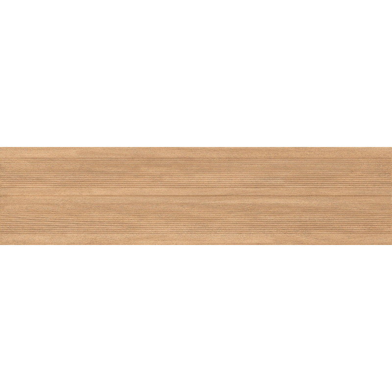 Mexen Prestige Wood Honey gres glazurat rektificat G1, placă de gresie cu aspect de lemn pentru perete 120 x 30 cm, mat