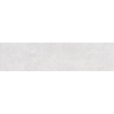 Mexen Magnifica Avenue Bianco gres glazurat rectificat. G1, faianță de perete 120 x 30 cm, mat - TL707-120-030-53