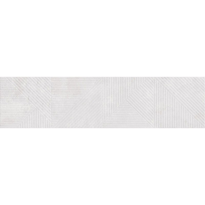 Mexen Magnifica Avenue Bianco mázas, rektifikált gres padló- és falburkolólap, 120 x 30 cm, matt - TL707-120-030-53