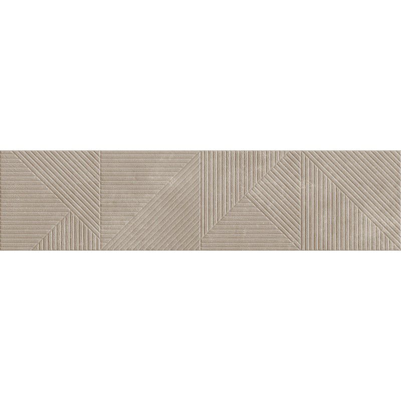 Mexen Magnifica Avenue Taupe gres glazurat rekt. G1, placă de pardoseală și perete 120 x 30 cm, mat - TL707-120-030-54