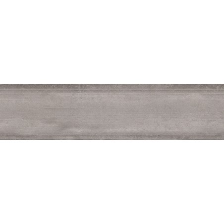 Mexen Oryol Liner Grey gres smălțuit rectificat G1, placă de perete 120 x 30 cm, carving - TL708-120-030-52