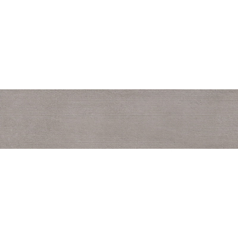 Mexen Oryol Liner Grey gres smălțuit rectificat G1, placă de perete 120 x 30 cm, carving - TL708-120-030-52