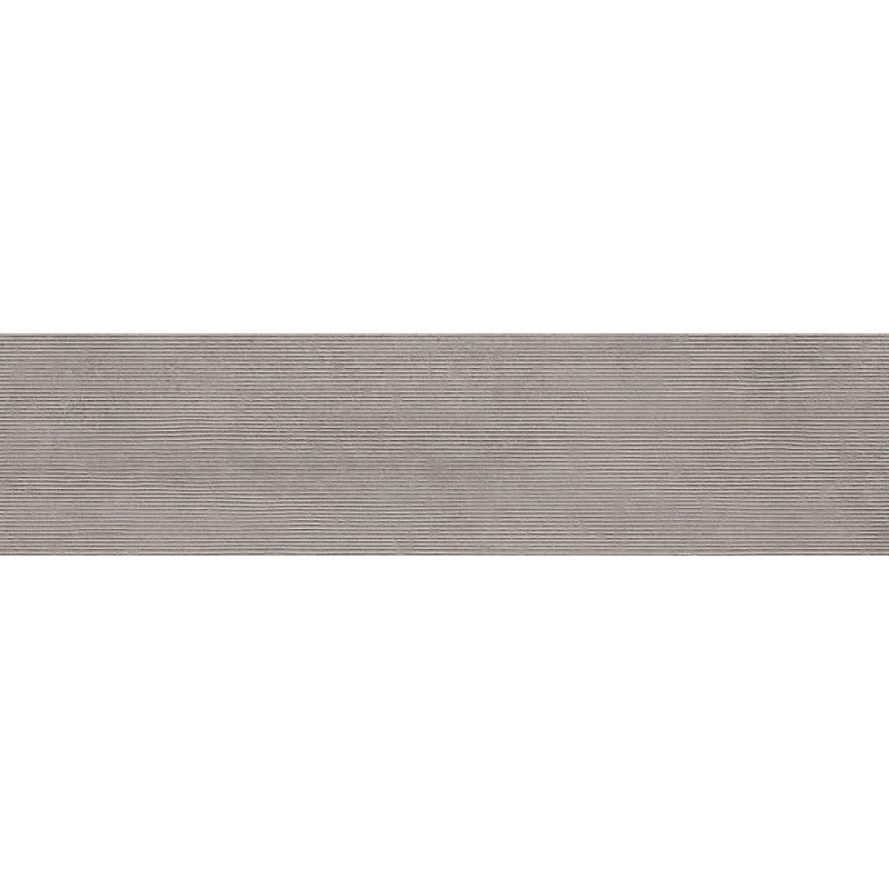 Mexen Oryol Liner Grey gres smălțuit rectificat G1, placă de perete 120 x 30 cm, carving - TL708-120-030-52