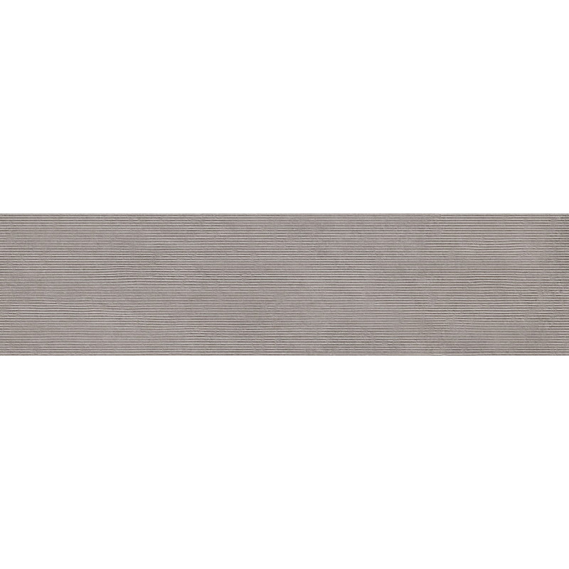 Mexen Oryol Liner Grey gres smălțuit rectificat G1, placă de perete 120 x 30 cm, carving - TL708-120-030-52
