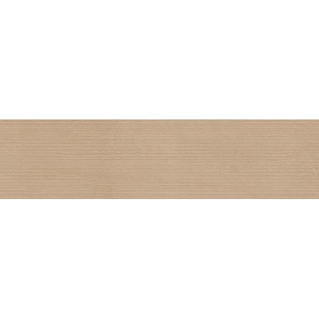 Mexen Oryol Liner Beige mázas és rektifikált gres csempe, fali burkolat 120 x 30 cm, carving - TL708-120-030-56