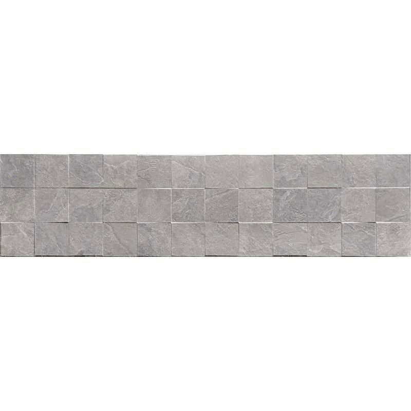Mexen Icon Lyon Grigio gres glazurat rekt. G1, placă de perete 120 x 30 cm, mat - TL712-120-030-51