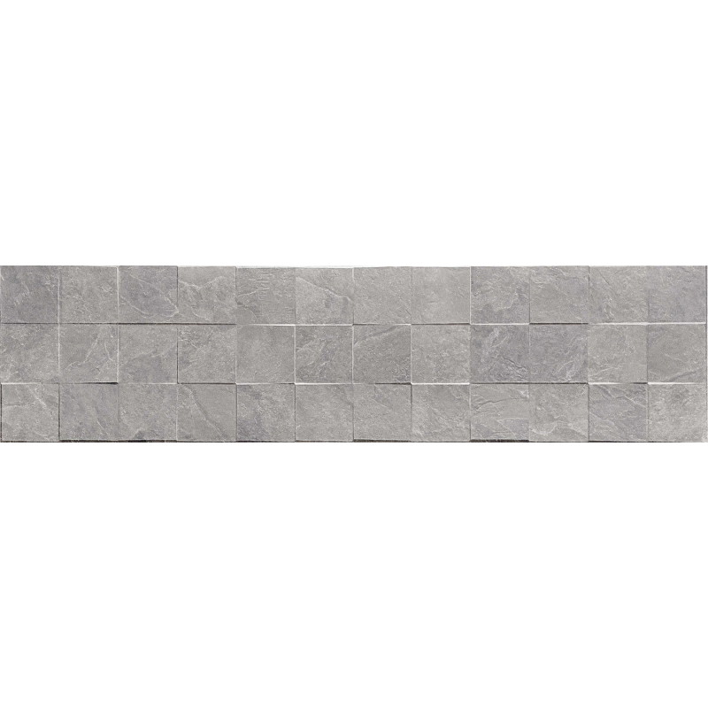 Mexen Icon Lyon Grigio mázas gres szkliwiony rekt. G1, fali csempe 120 x 30 cm, matt - TL712-120-030-51