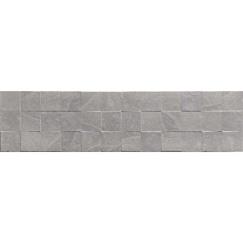 Mexen Icon Lyon Grigio gres smălțuit rectificat G1, placă de perete 120 x 30 cm, mat - TL712-120-030-51