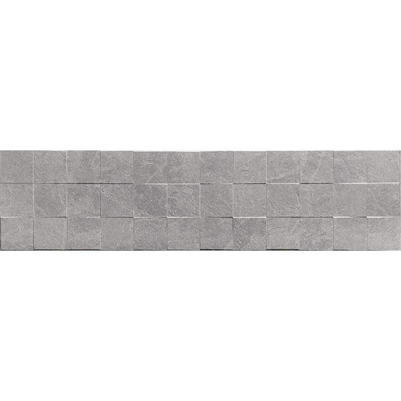 Mexen Icon Lyon Grigio gres smălțuit rectificat G1, placă de perete 120 x 30 cm, mat - TL712-120-030-51