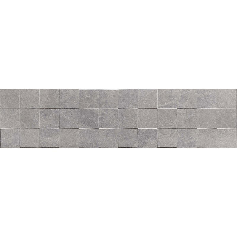 Mexen Icon Lyon Grigio gres smălțuit rectificat G1, placă pentru podea și perete 120 x 30 cm, mat - TL712-120-030-51