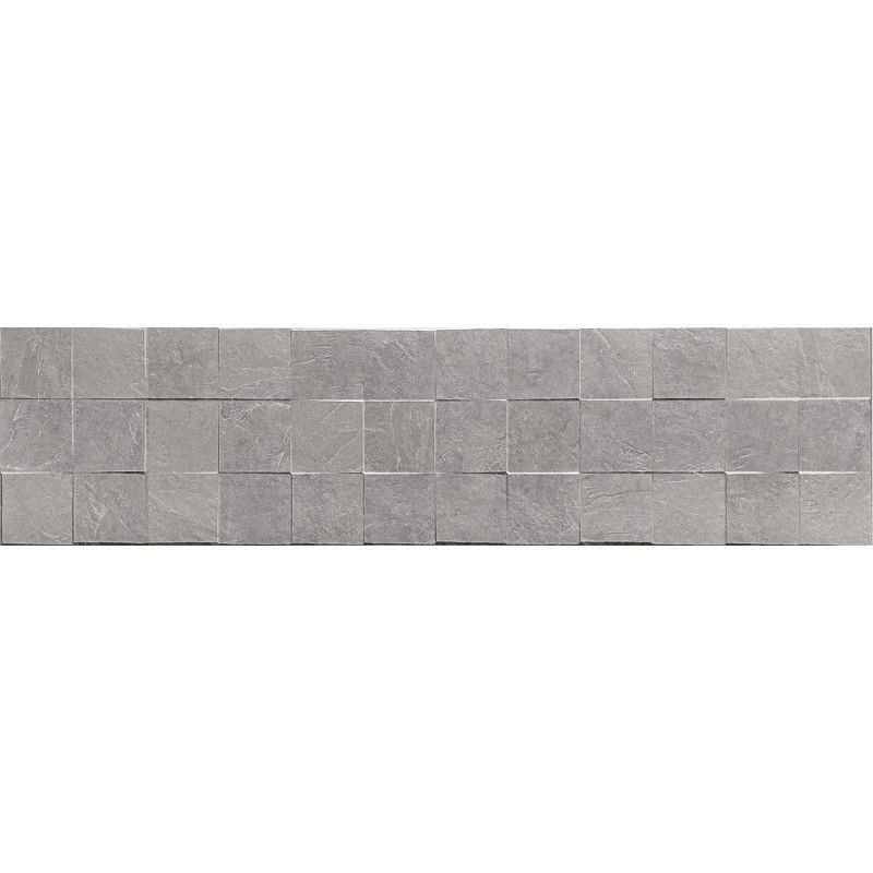 Mexen Icon Lyon Grigio gres smălțuit rectificat G1, placă pentru podea și perete 120 x 30 cm, mat - TL712-120-030-51