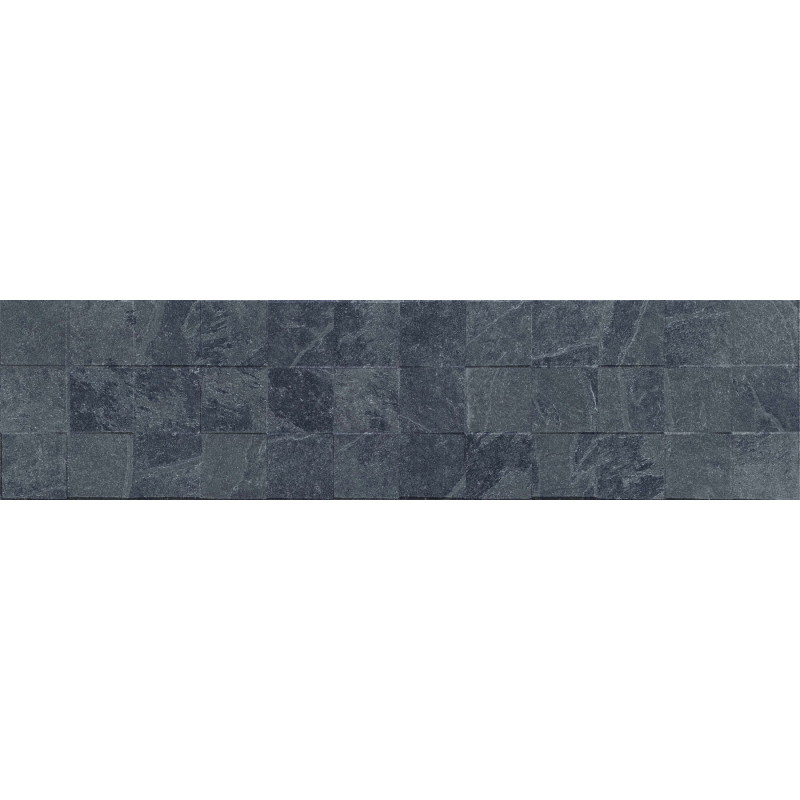 Mexen Icon Lyon Nero gres glazurat rekt. G1, placă de perete 120 x 30 cm, mat - TL712-120-030-52