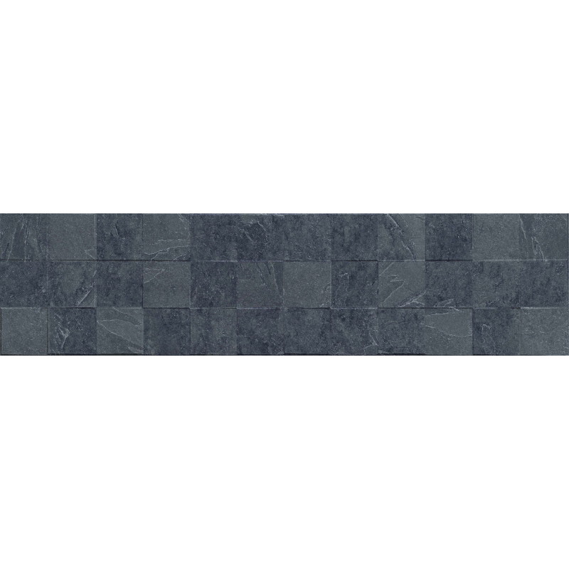 Mexen Icon Lyon Nero mázas csiszolt greslap, 120 x 30 cm, matt fali csempe - TL712-120-030-52
