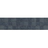 Mexen Icon Lyon Nero mázas csiszolt greslap, 120 x 30 cm, matt fali csempe - TL712-120-030-52