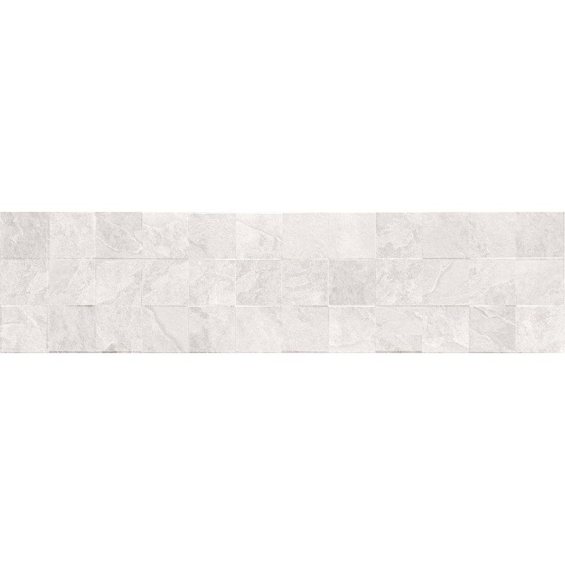 Mexen Icon Lyon Bianco gres glazurat rectificat G1, faianță de perete 120 x 30 cm, mat - TL712-120-030-53