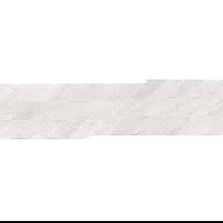 Mexen Icon Gres mat rectificat Lyon Bianco G1, placă de perete 120 x 30 cm - TL712-120-030-53