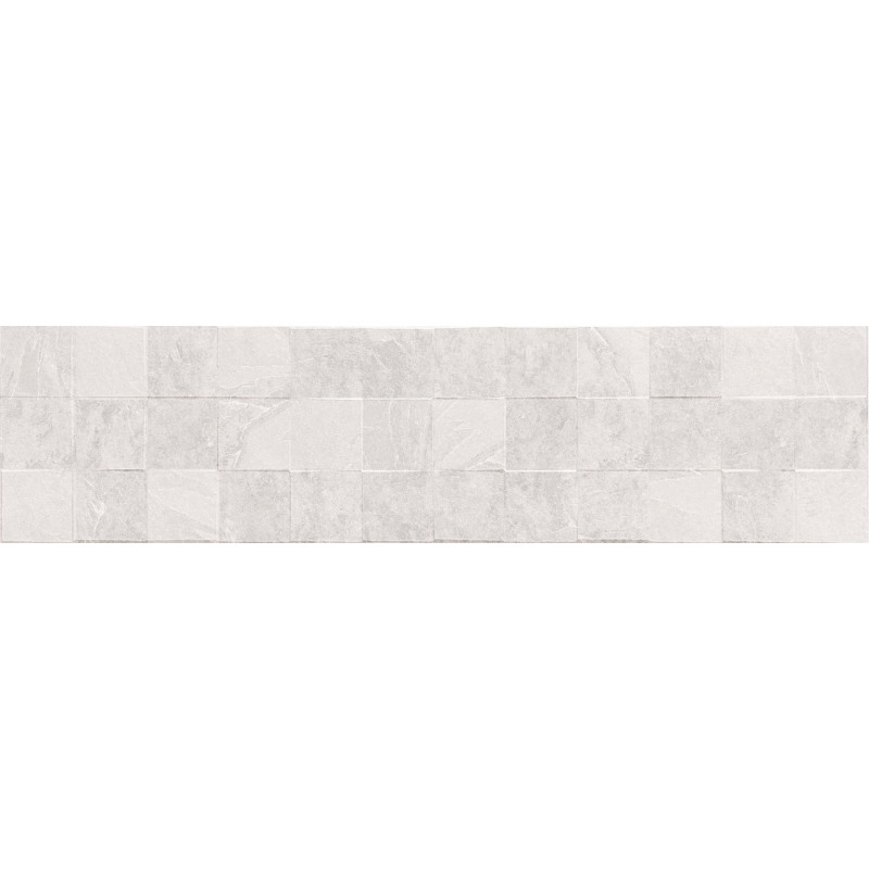 Mexen Icon Lyon Bianco mázas porcelánlap rekt. G1, fali csempe 120 x 30 cm, matt - TL712-120-030-53