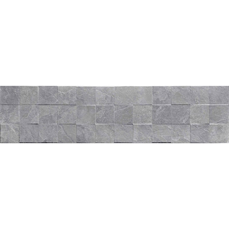 Mexen Icon Lyon Gris gres glazurat rekt. G1, placă de perete 120 x 30 cm, mat - TL712-120-030-54