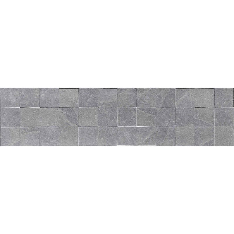 Mexen Icon Lyon Gris gres glazurat rekt. G1, placă de perete 120 x 30 cm, mat - TL712-120-030-54