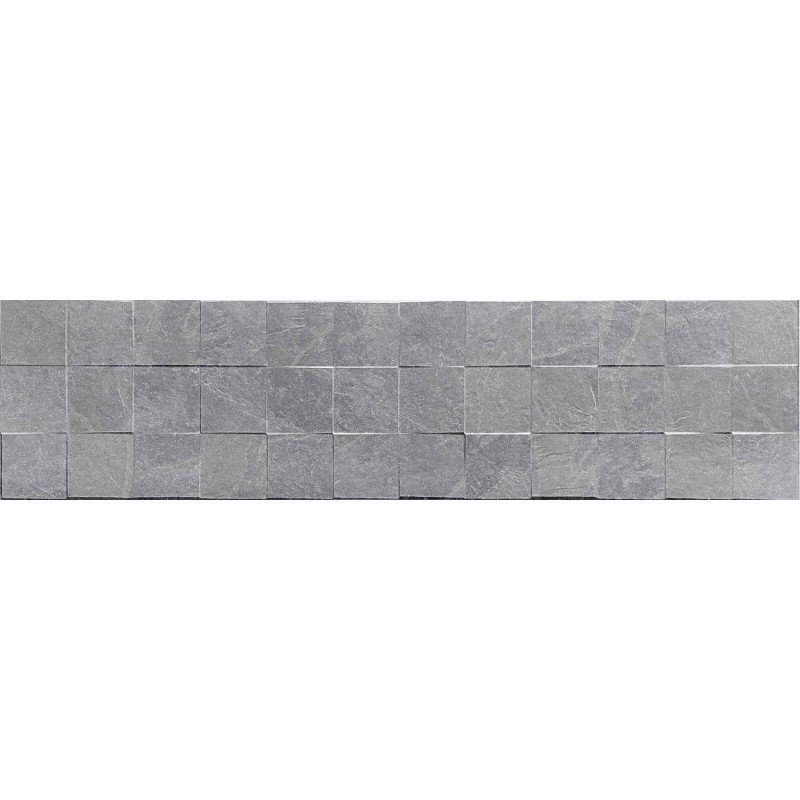 Mexen Icon Lyon Gris gres smălțuit rect. G1, plăcuță de perete 120 x 30 cm, mat - TL712-120-030-54